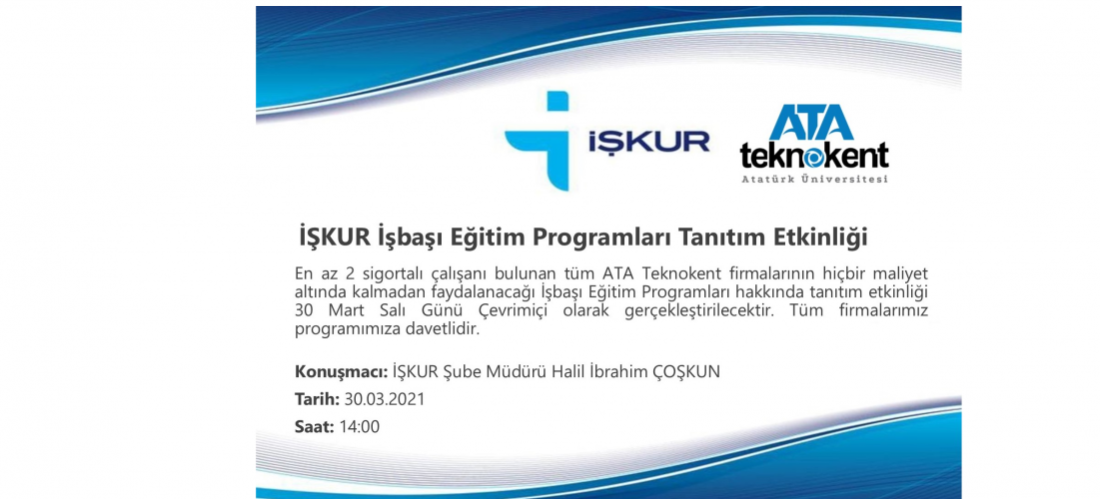 İŞKUR İşbaşı Eğitim Programları Tanıtım Etkinliği