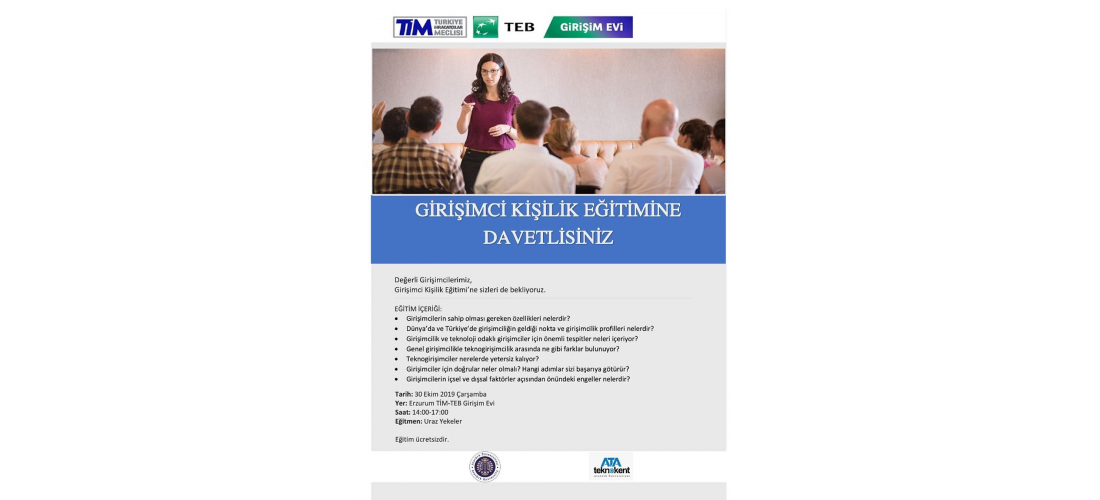 Girişimci Kişilik Eğitimi