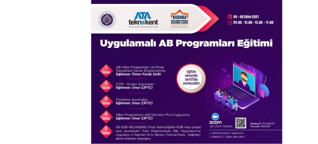 UYGULAMALI AB PROGRAMLARI EĞİTİMİ