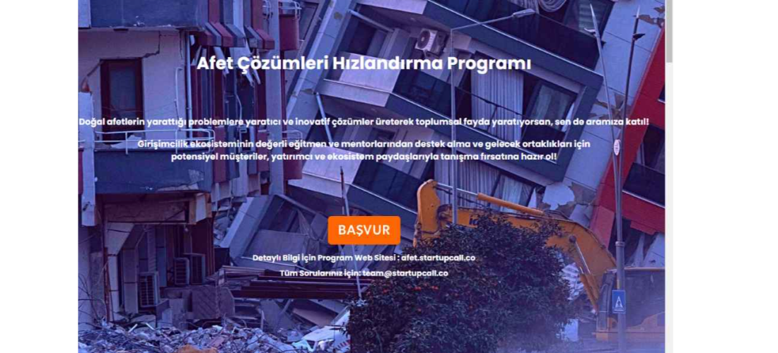 Afet Çözümleri Hızlandırma Programı