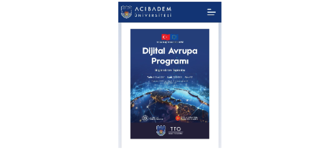 DİJİTAL AVRUPA PROGRAMI