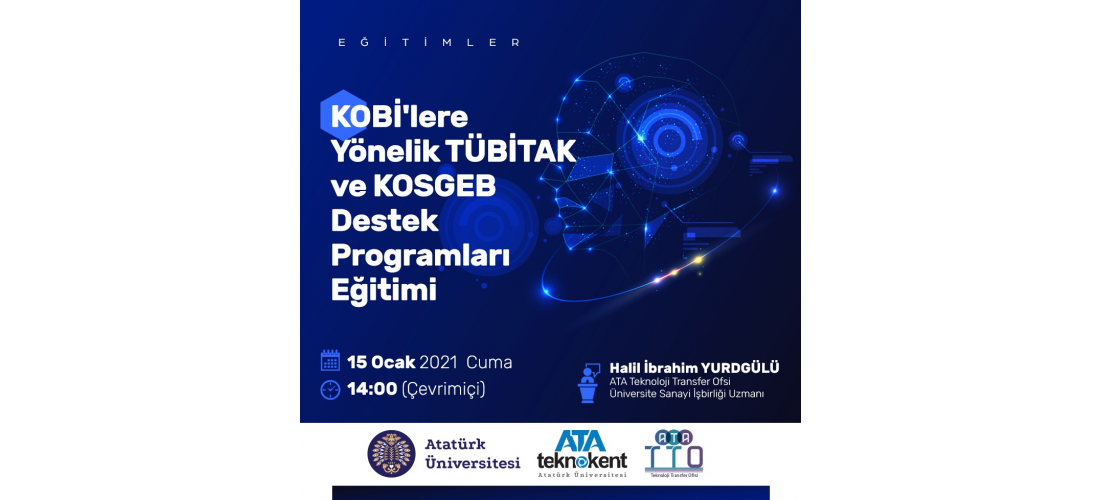 KOBİ'lere Yönelik TÜBİTAK ve KOSGEB Destek Programları Eğitimi