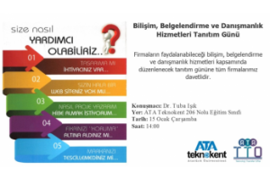 Bilişim, Belgelendirme ve Danışmanlık Hizmetleri Tanıtım Günü