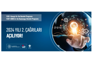 Küçük ve Orta Büyüklükteki İşletmeler (KOBİ) ölçeğindeki kuruluşların başvuru yapabilecekleri 1501-Sanayi Ar-Ge Destek Programı ve 1507-KOBİ Ar-Ge Başlangıç Destek Programı 2024 yılı 2. Çağrıları açılıyor.