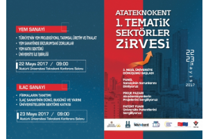 “ATA Teknokent 1. Tematik Sektörler Zirvesi”
