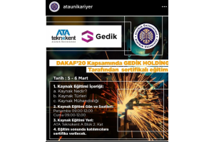 DAKAF'20 Kapsamında Gedik Holding Tarafından Sertifikalı Eğitim