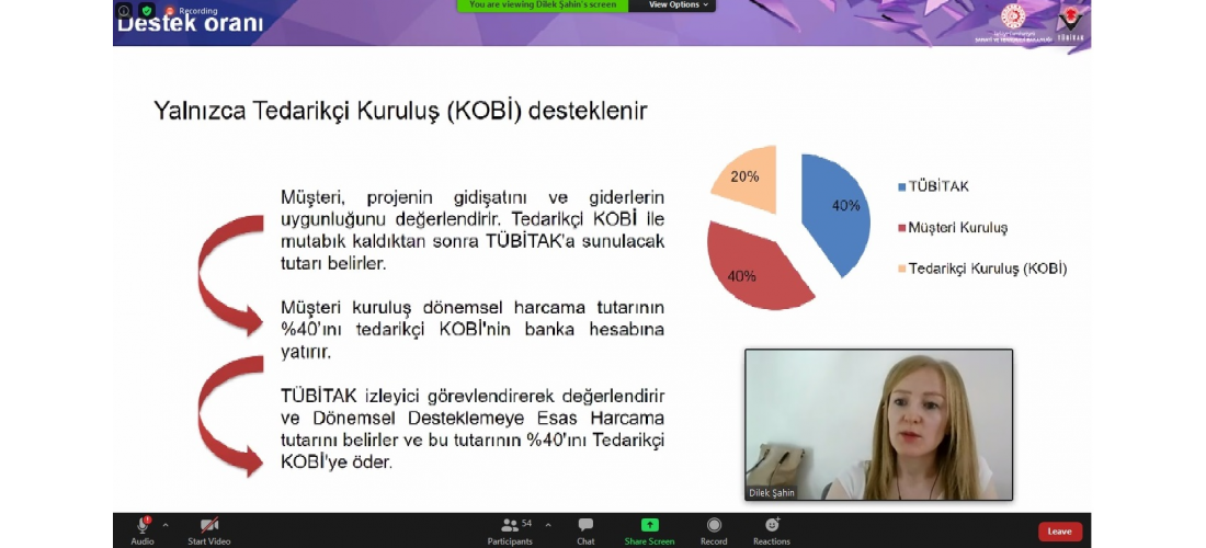 TÜBİTAK ”Patent Lisanslama” ve ”Sipariş Ar-Ge”  Çağrıları Tanıtım Etkinliği Düzenlendi