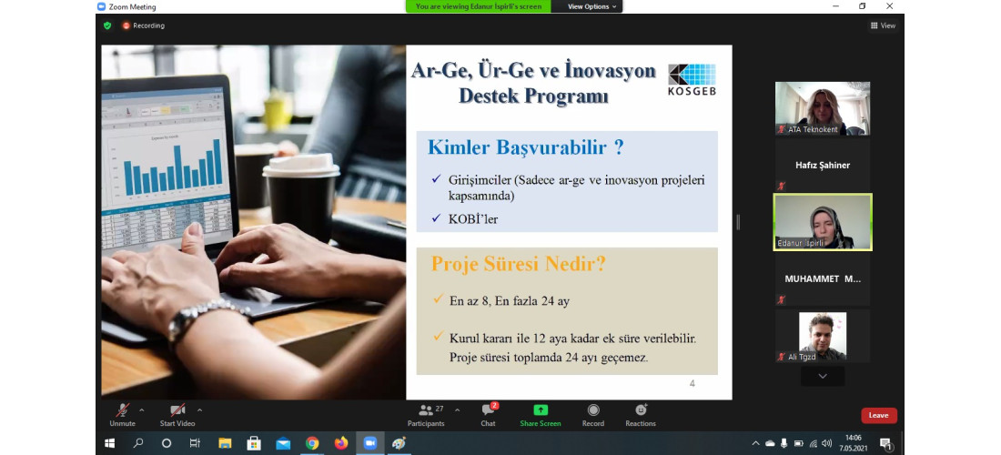 KOSGEB Destek Programları Bilgilendirme Etkinliği